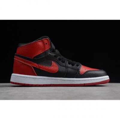 Nike Çocuk Air Jordan 1 Aj1 High Og Siyah / Kırmızı Basketbol Ayakkabısı Türkiye - BBOX0QXI